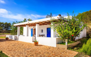 Vista exterior Casa rural en Formentera. Alojamientos turísticos Cardona. Can Carlets II